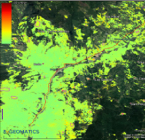 Estudio de monitoreo satelital de movimiento de suelos